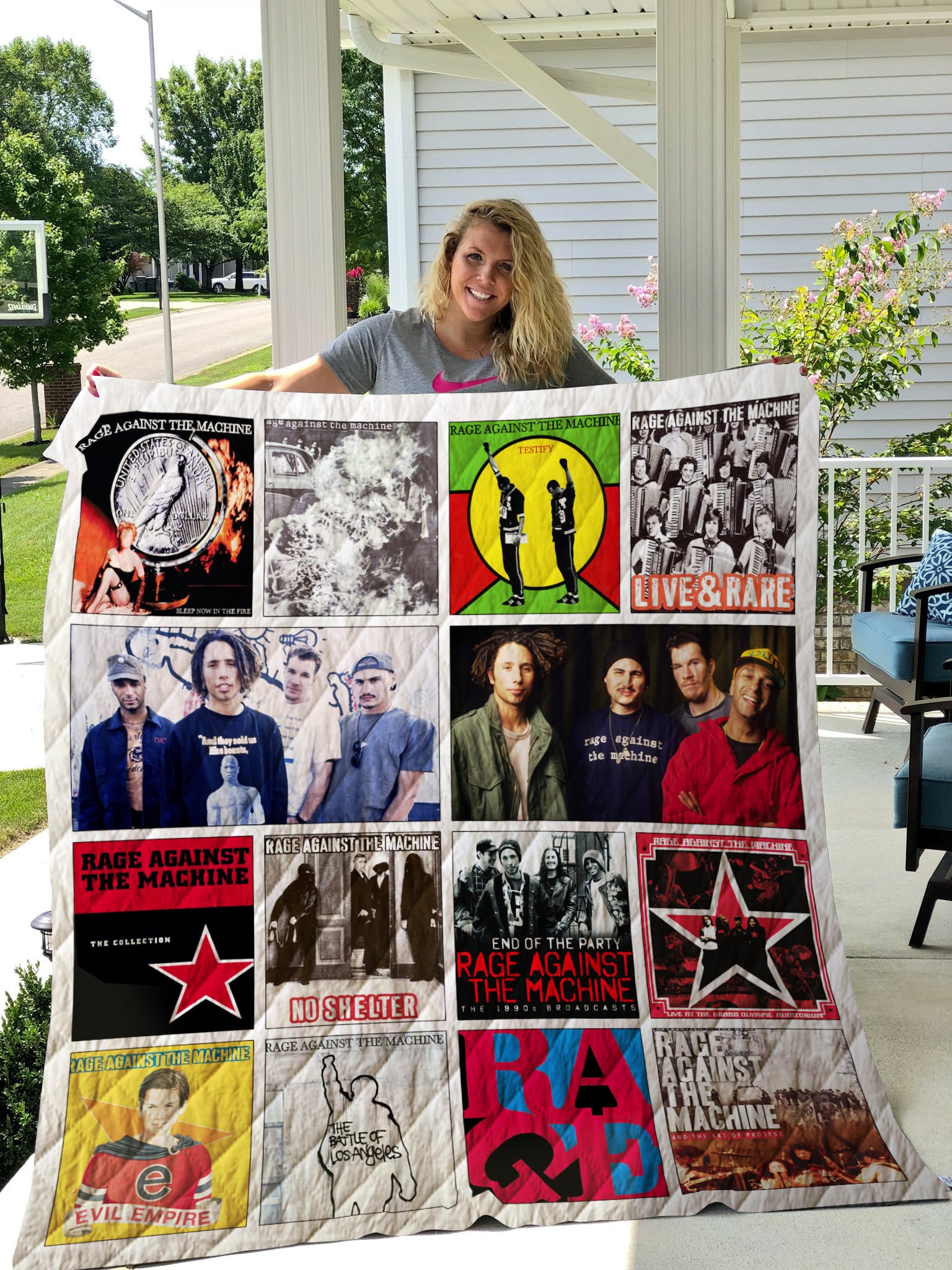 Rage Against the Machine Blanket Quilt Rze2