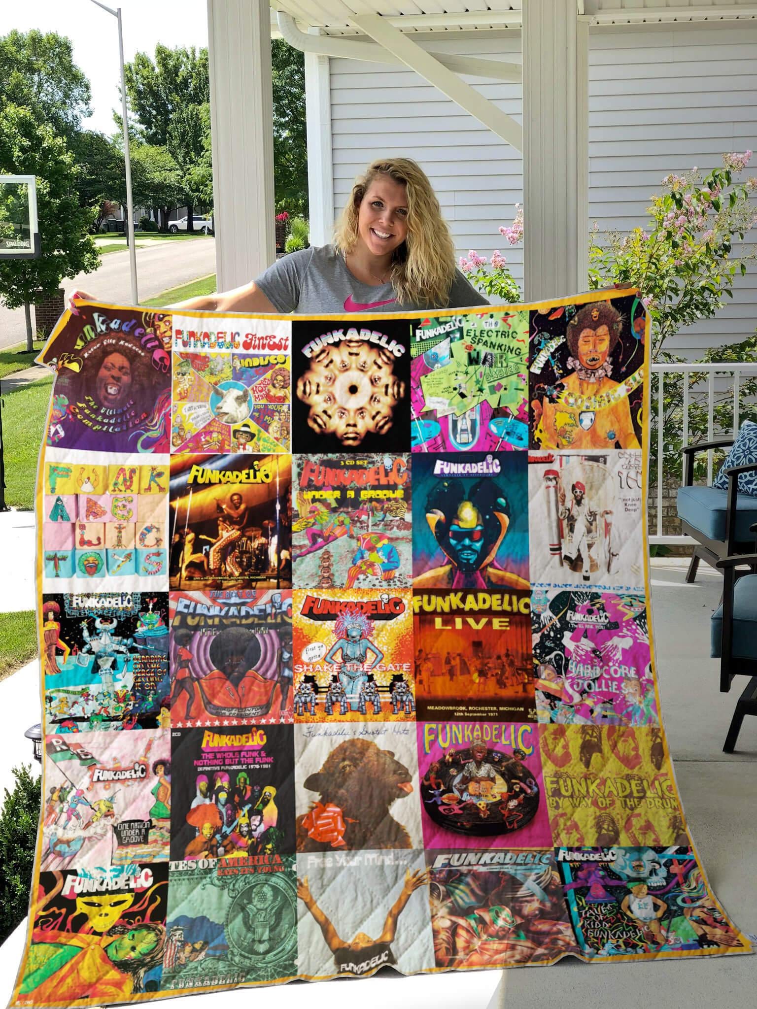 Funkadelic Blanket Quilt Rze2