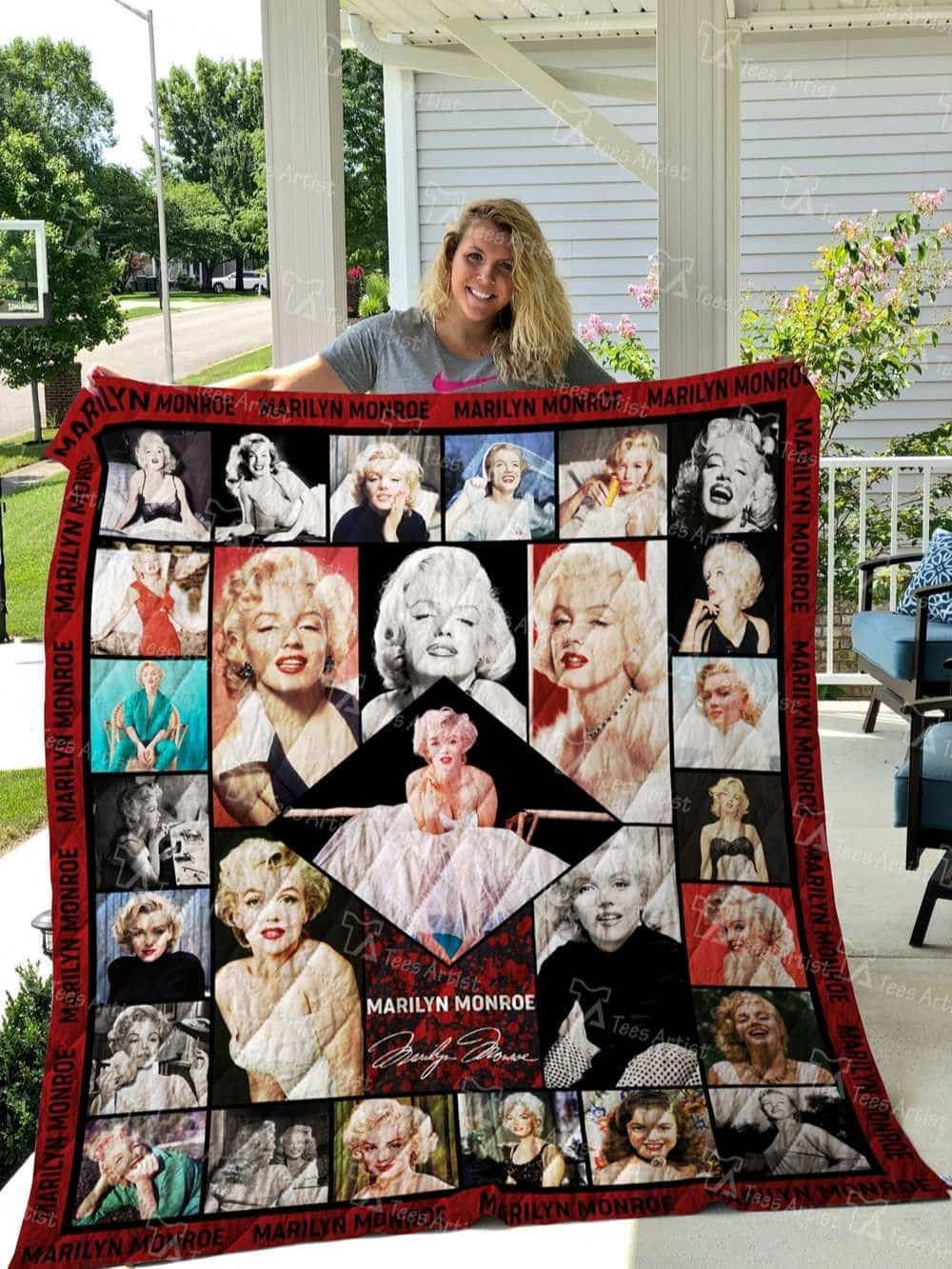 Marilyn Monroe 1g Quilt Blanket Quilt Rze1