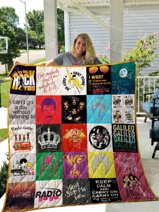 Freddie Mercury 3g Quilt Blanket Quilt Rze1