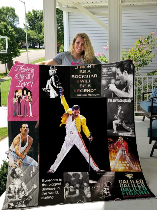 Freddie Mercury 2g Quilt Blanket Quilt Rze1