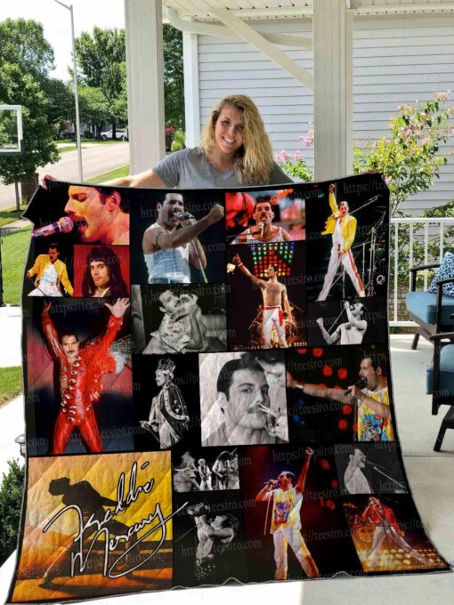 Freddie Mercury 1g Quilt Blanket Quilt Rze1