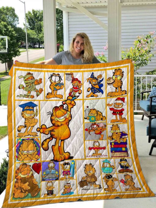 Garfield 1g Quilt Blanket Rze1