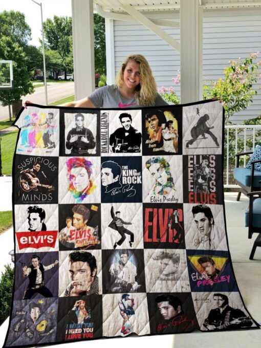 Elvis Presley Blanket Quilt Rze2