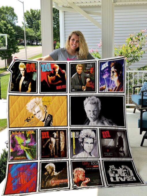 Billy Idol Lover 2 Quilt Blanket Quilt Rze1