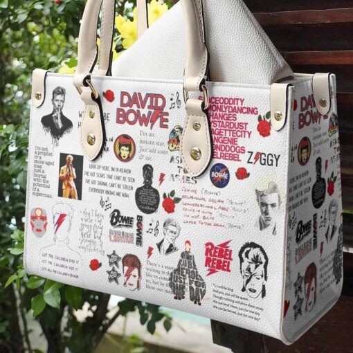 David Bowie lover 1 Leather Hand Bag B22