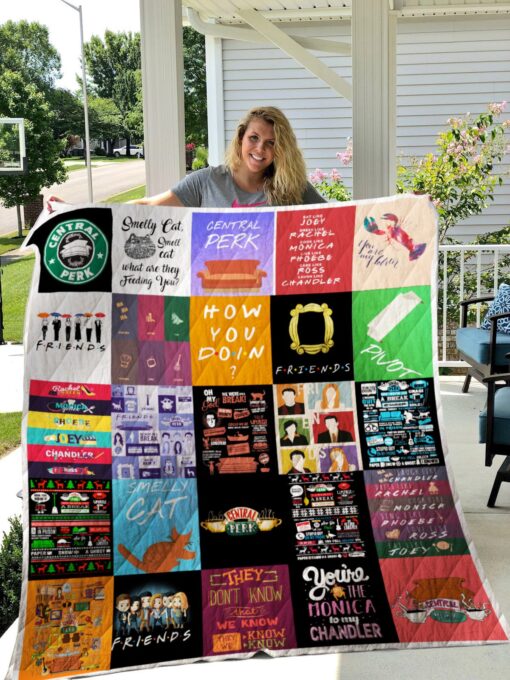 Friends Blanket Quilt Rze2
