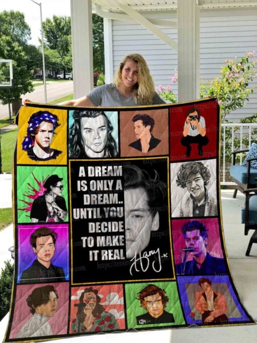 Harry Styles Quilt Blanket Quilt Rze2