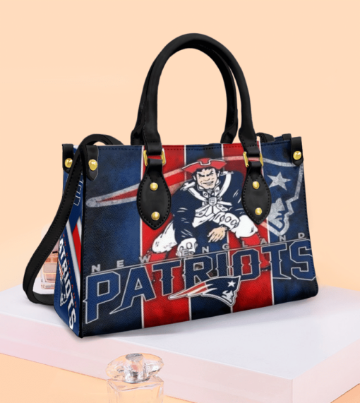 New England Patriots 1g White Leather Bag TH21