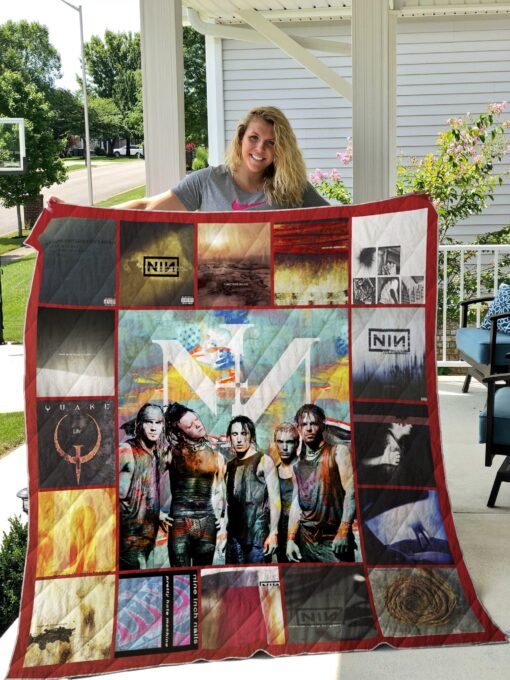 Nine Inch Nails Blanket Quilt Rze2