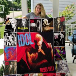 Billy Idol Blanket Quilt Rze2