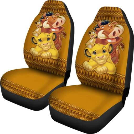 Lion King Friends Car Seat Covers The Lion King Cartoon TD6 - Image 2