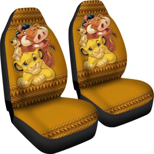 Lion King Friends Car Seat Covers The Lion King Cartoon TD6 - Image 3