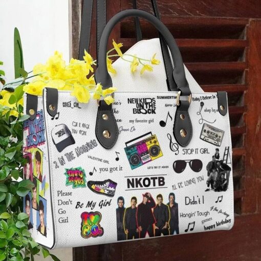 New Kids NKOTB Leather Bag Rze2