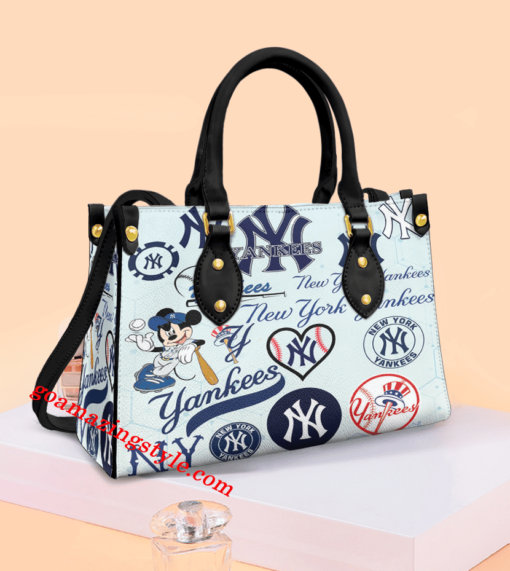 New York Yankees 01a Leather Bag Rze1