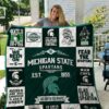 Michigan State Spartans 2g Quilt Blanket Quilt Rze1
