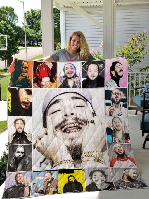 Post Malone Quilt Blanket Quilt Rze2
