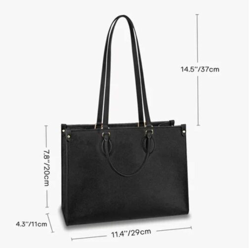 Betty Boop Black Leather Bag TG20 - Image 2