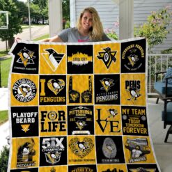 Pittsburgh Penguins 1g Blanket Quilt Rze1
