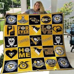 Pittsburgh Penguins 2g Blanket Quilt Rze1