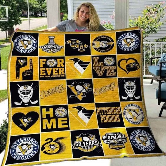 Pittsburgh Penguins 2g Blanket Quilt Rze1