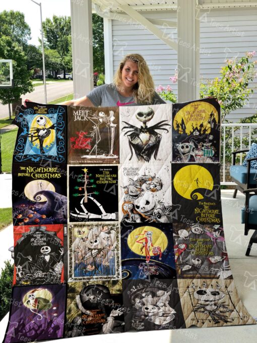 Jack Skelington Blanket Quilt Rze1