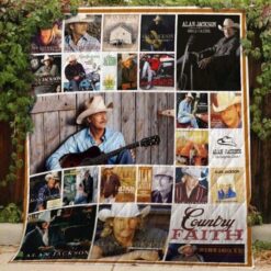 Alan Jackson 1 Blanket Quilt Rze1