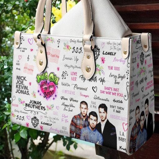 Jonas Brothers Leather Hand Bag B23