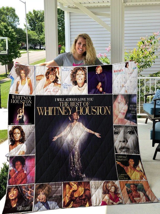 Whitney Houston Blanket Quilt Rze2