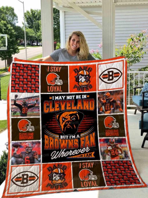 Cleveland Browns001 Blanket Quilt Rze