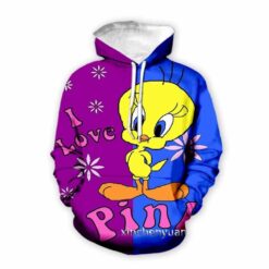 Tweety Bird Hoodie Zip Hoodie 3D Rze1