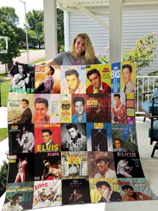 Elvis Presley Quilt Blanket Quilt Rze2