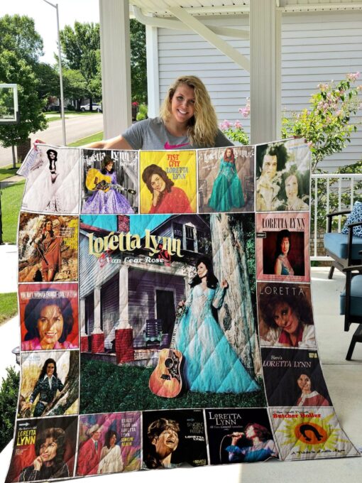Loretta lynn Blanket Quilt Rze2