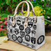 Brooklyn Nets Leather Hand Bag Rze2