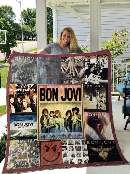 Bon Jovi Blanket Quilt Rze