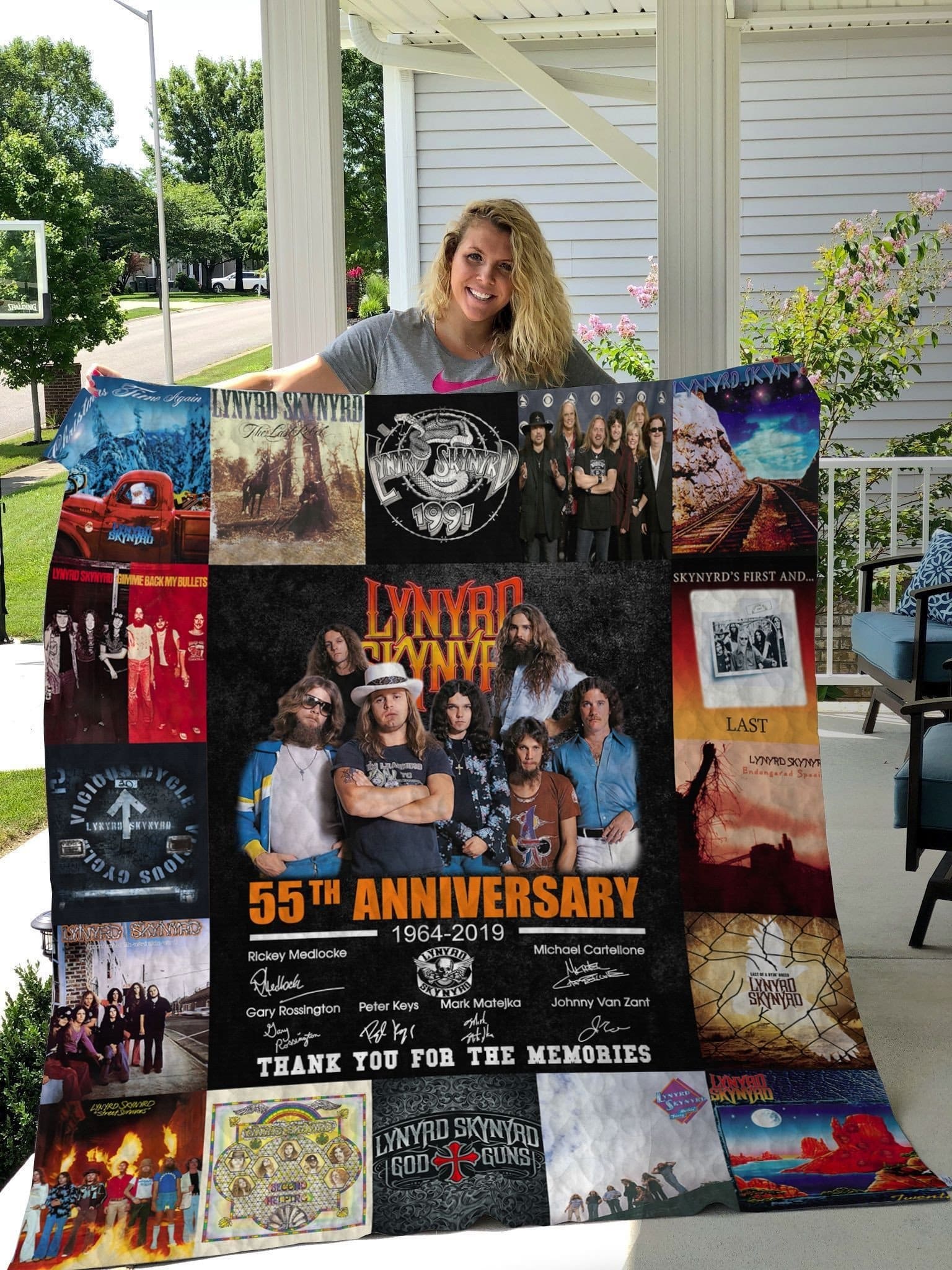 Lynyrd Skynyrd Blanket Quilt Rze