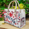 Boston Red Sox Leather Hand Bag Rze2
