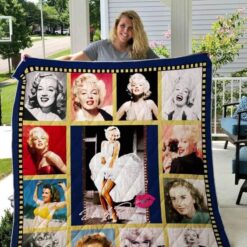 Marilyn Monroe 3 Quilt Blanket Quilt Rze1