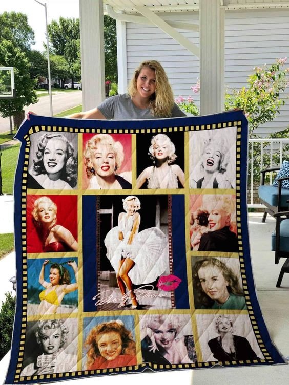 Marilyn Monroe 3 Quilt Blanket Quilt Rze1