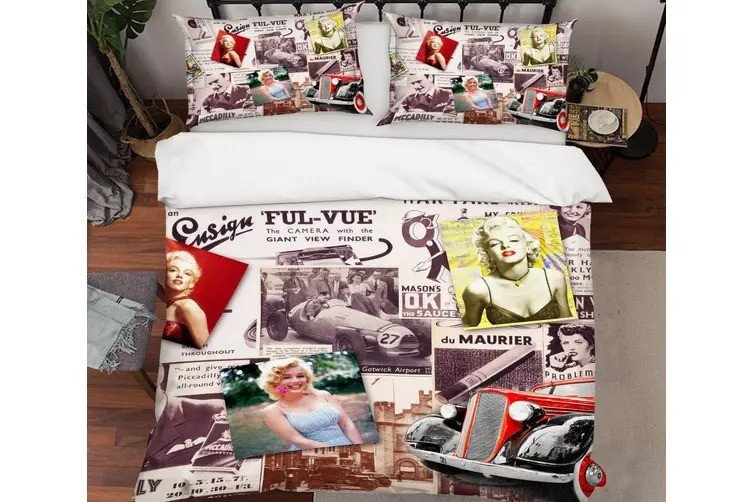 Marilyn Monroe 1 Bedding Set Rze1
