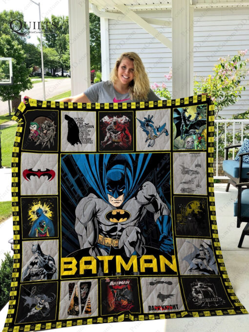 Bat Man Blanket Quilt Rze1