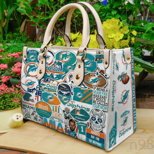 Miami Dolphins Leather Bag Rze