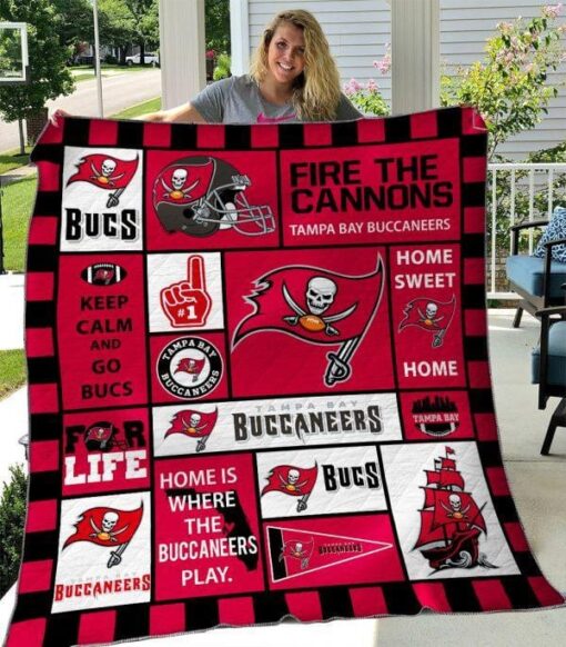 Tampa Bay Buccaneers Blanket Quilt Rze2