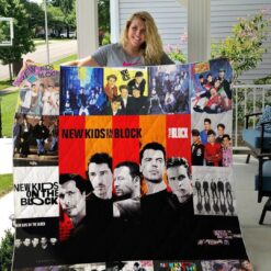 New Kids 1 NKOTB Blanket Quilt Rze1