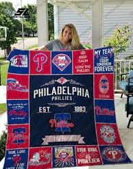 Philadelphia Phillies 1 Blanket Quilt Rze1
