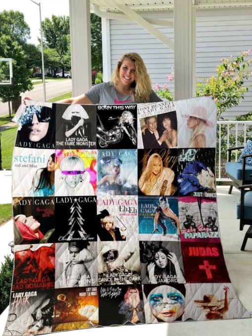 Lady Gaga Quilt Blanket Quilt Rze
