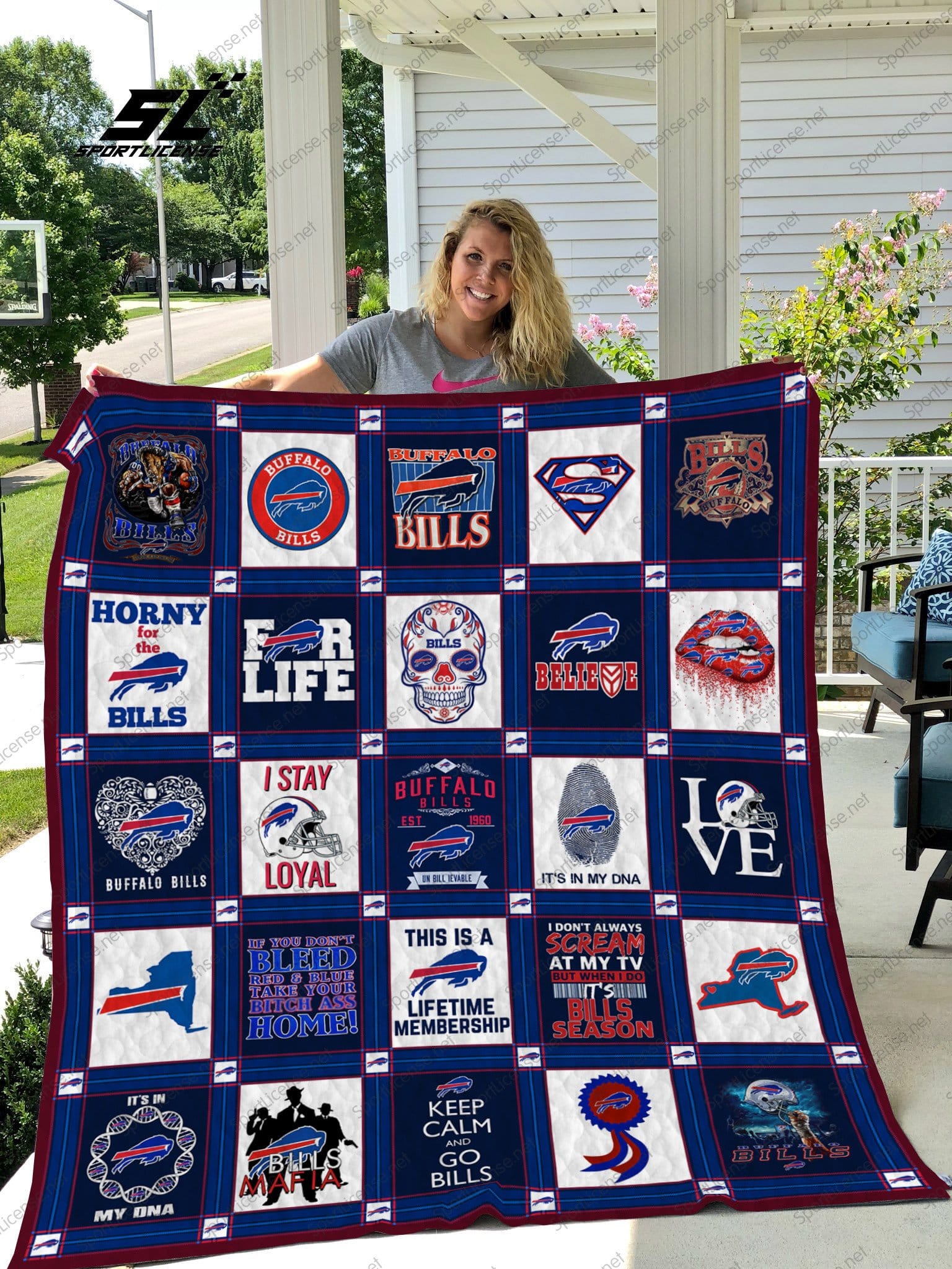 Buffalo Bills 1 Blanket Quilt Rze1