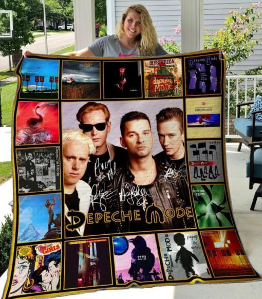 Depeche Mode Blanket Quilt Rze
