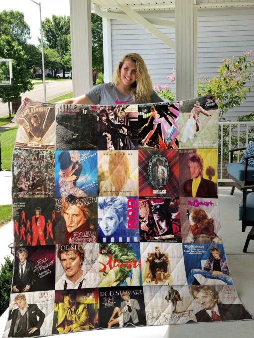 Rod Stewart Blanket Quilt Rze2