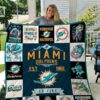 Miami Dolphins 4 Blanket Quilt M08